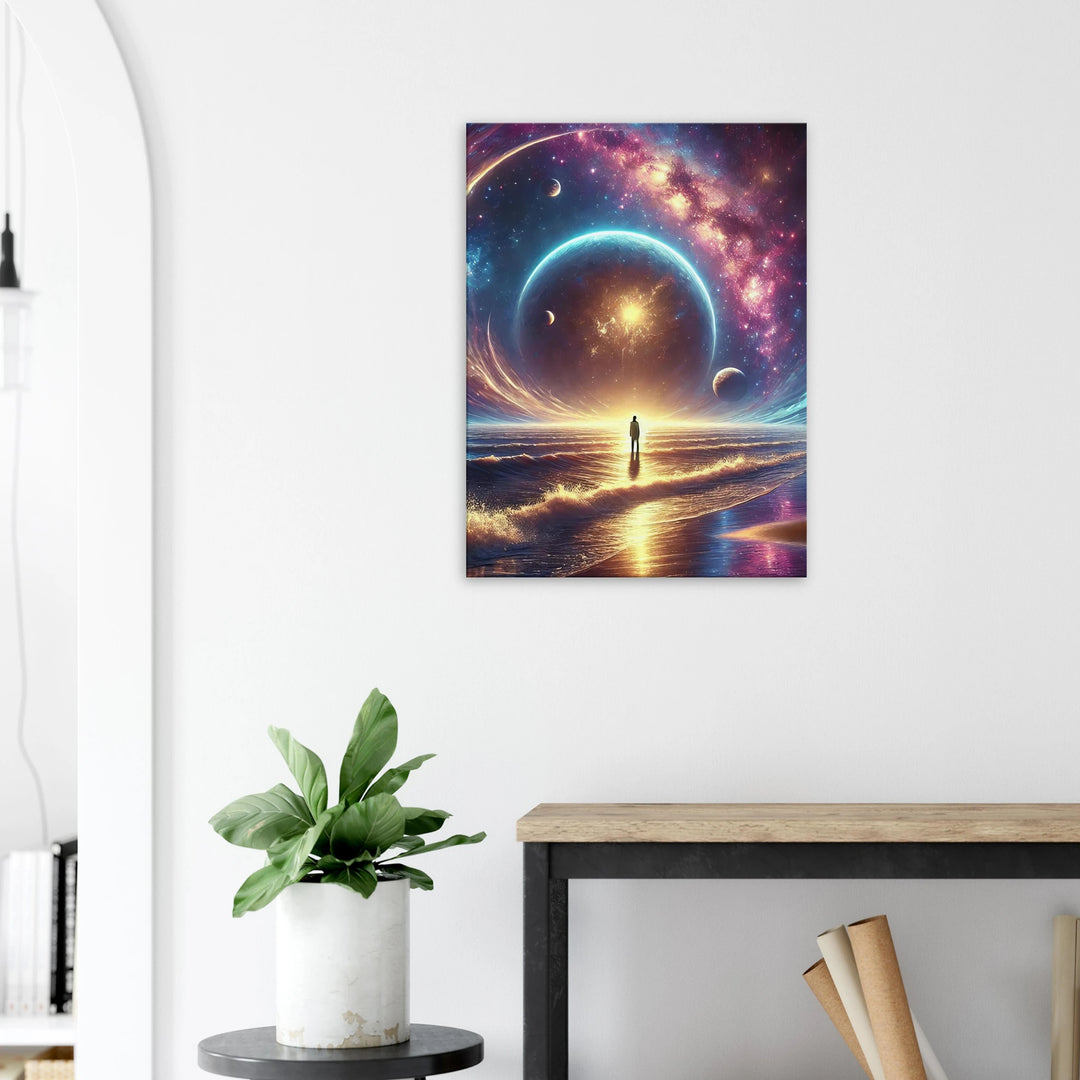 Oceans Deep – Am Ufer der Unendlichkeit - Simpls space print-Print Material